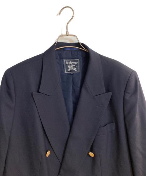Burberry's（バーバリーズ）Burberry's (バーバリーズ) ホース金釦ブレザー ネイビー サイズ:15の古着・服飾アイテム