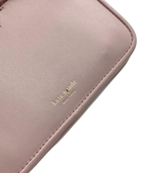 Kate Spade（ケイトスペード）Kate Spade (ケイトスペード) ニコラファーツイストロックショルダーバッグ ピンクの古着・服飾アイテム