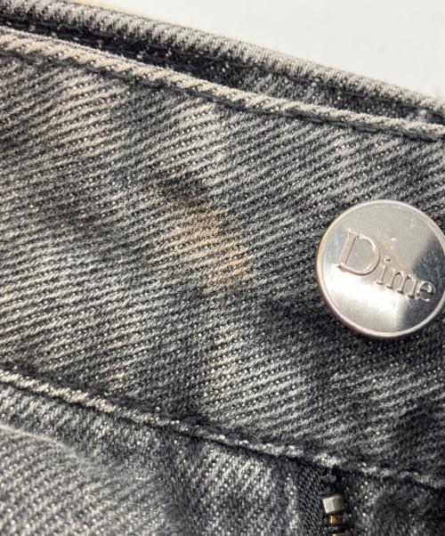 Dime（ダイム）Dime (ダイム) ロゴ刺繍バギージーンズ グレー サイズ:Lの古着・服飾アイテム