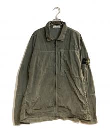 STONE ISLAND（ストーンアイランド）の古着「NYLON METAL IN ECONYL OVERSHIRT/ナイロンメタル イン エコニール オーバーシャツ」｜グリーン