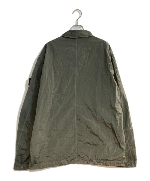 STONE ISLAND（ストーンアイランド）STONE ISLAND (ストーンアイランド) NYLON METAL IN ECONYL OVERSHIRT/ナイロンメタル イン エコニール オーバーシャツ グリーン サイズ:XXLの古着・服飾アイテム