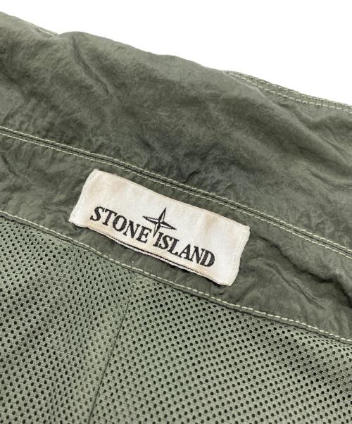 STONE ISLAND（ストーンアイランド）STONE ISLAND (ストーンアイランド) NYLON METAL IN ECONYL OVERSHIRT/ナイロンメタル イン エコニール オーバーシャツ グリーン サイズ:XXLの古着・服飾アイテム