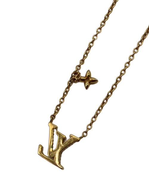 LOUIS VUITTON（ルイ ヴィトン）LOUIS VUITTON (ルイ ヴィトン) アイコニック LV ネックレス ゴールドの古着・服飾アイテム