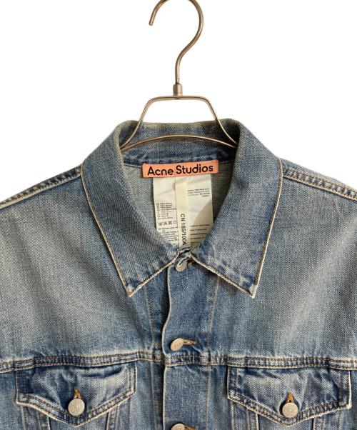 Acne studios（アクネ ストゥディオズ）Acne studios (アクネ ストゥディオズ) 24SS クラシック デニムジャケット ミッドブルー インディゴ サイズ:50の古着・服飾アイテム