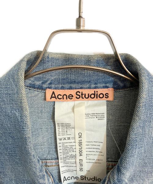 Acne studios（アクネ ストゥディオズ）Acne studios (アクネ ストゥディオズ) 24SS クラシック デニムジャケット ミッドブルー インディゴ サイズ:50の古着・服飾アイテム