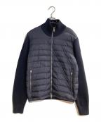 MONCLERモンクレール）の古着「MAGLIONE TRICOT CARDIGAN/マリオーネ トリコット カーディガン」｜ネイビー