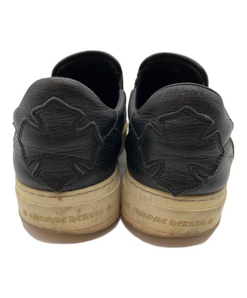 CHROME HEARTS（クロムハーツ）CHROME HEARTS (クロムハーツ) CH SLIP BLACK CALF RUBBER  / CH スリッポン ブラック サイズ:38の古着・服飾アイテム