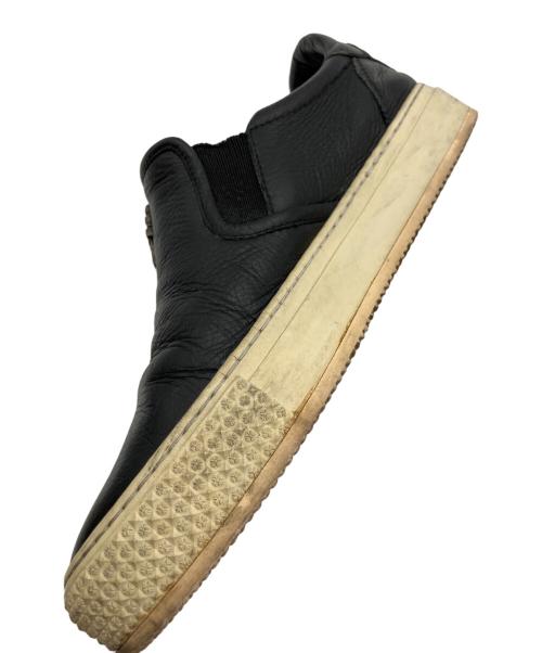 CHROME HEARTS（クロムハーツ）CHROME HEARTS (クロムハーツ) CH SLIP BLACK CALF RUBBER  / CH スリッポン ブラック サイズ:38の古着・服飾アイテム