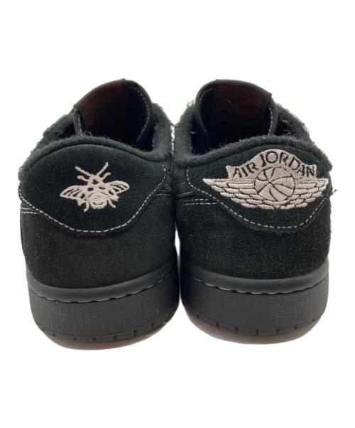 NIKE（ナイキ）NIKE (ナイキ) TRAVIS SCOTT (トラヴィススコット) AIR JORDAN 1 LOW OG SP BLACK PHANTOM ブラック サイズ:26の古着・服飾アイテム