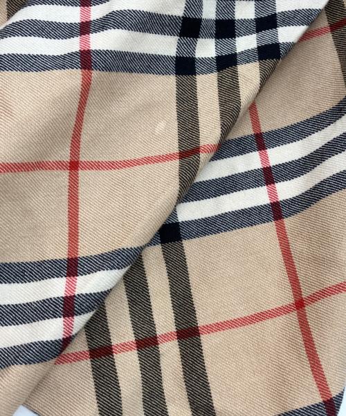 BURBERRY BLUE LABEL（バーバリー ブルー レーベル）BURBERRY BLUE LABEL (バーバリー ブルー レーベル) ノバチェックフレンチスリーブワンピース ブラウン サイズ:36の古着・服飾アイテム