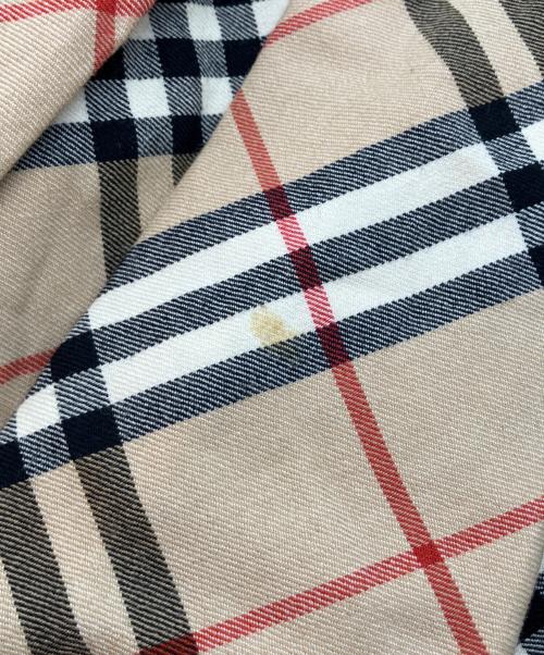 BURBERRY BLUE LABEL（バーバリー ブルー レーベル）BURBERRY BLUE LABEL (バーバリー ブルー レーベル) ノバチェックフレンチスリーブワンピース ブラウン サイズ:36の古着・服飾アイテム