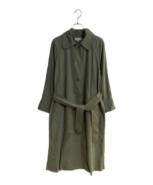 MARGARET HOWELL（マーガレットハウエル）MARGARET HOWELL (マーガレットハウエル) MATT COTTON TWILL ステンカラーコート/マット コットン ツイル  グリーン サイズ:1の古着・服飾アイテム
