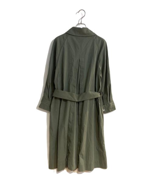 MARGARET HOWELL（マーガレットハウエル）MARGARET HOWELL (マーガレットハウエル) MATT COTTON TWILL ステンカラーコート/マット コットン ツイル  グリーン サイズ:1の古着・服飾アイテム