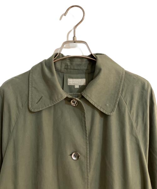 MARGARET HOWELL（マーガレットハウエル）MARGARET HOWELL (マーガレットハウエル) MATT COTTON TWILL ステンカラーコート/マット コットン ツイル  グリーン サイズ:1の古着・服飾アイテム