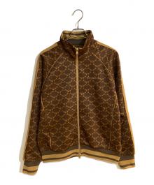 A BATHING APE（アベイシングエイプ）の古着「COLLEGE MONOGRAM LOGO TRACK JACKET」｜ブラウン