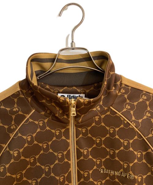 A BATHING APE（アベイシングエイプ）A BATHING APE (アベイシングエイプ) COLLEGE MONOGRAM LOGO TRACK JACKET ブラウン サイズ:Sの古着・服飾アイテム