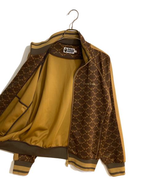 A BATHING APE（アベイシングエイプ）A BATHING APE (アベイシングエイプ) COLLEGE MONOGRAM LOGO TRACK JACKET ブラウン サイズ:Sの古着・服飾アイテム