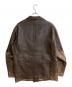GVF IMPERCUIR GRAULHET (ジーブイエフ) コルビジェジャケット ブラウン サイズ:不明：25000円