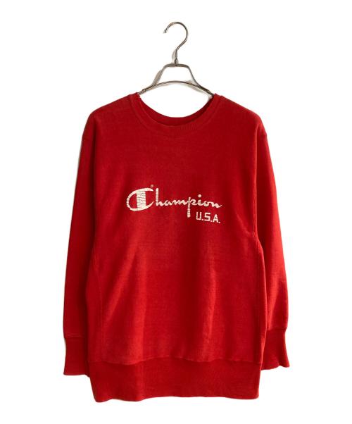 Champion（チャンピオン）Champion (チャンピオン) ヴィンテージリバースゥーブスウェット レッド サイズ:Mの古着・服飾アイテム