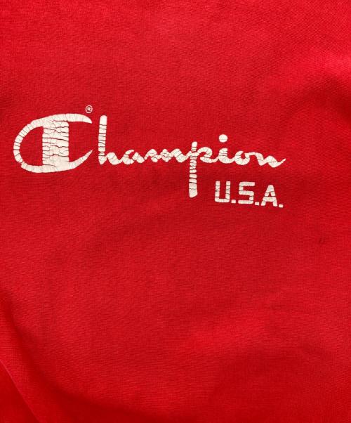 Champion（チャンピオン）Champion (チャンピオン) ヴィンテージリバースゥーブスウェット レッド サイズ:Mの古着・服飾アイテム