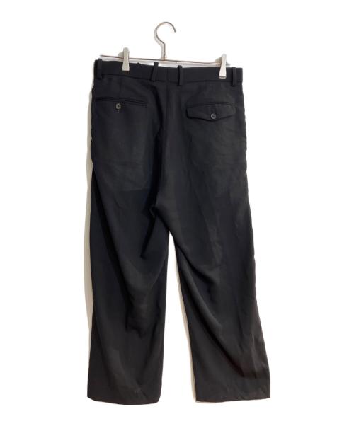 MARKAWARE（マーカウェア）MARKAWARE (マーカウェア) DOUBLE PLEATED TROUSERS/ダブル プリーツ トラウザーズ ブラック サイズ:2の古着・服飾アイテム