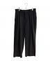 MARKAWARE（マーカウェア）の古着「DOUBLE PLEATED TROUSERS/ダブル プリーツ トラウザーズ」｜ブラック