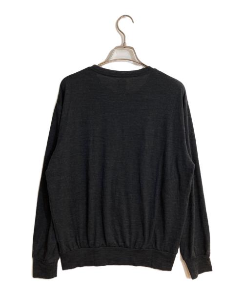 BATONER（バトナ―）BATONER (バトナ―) UNITED ARROWS (ユナイテッドアローズ) ウール クルーネック Tシャツ ブラック サイズ:1の古着・服飾アイテム