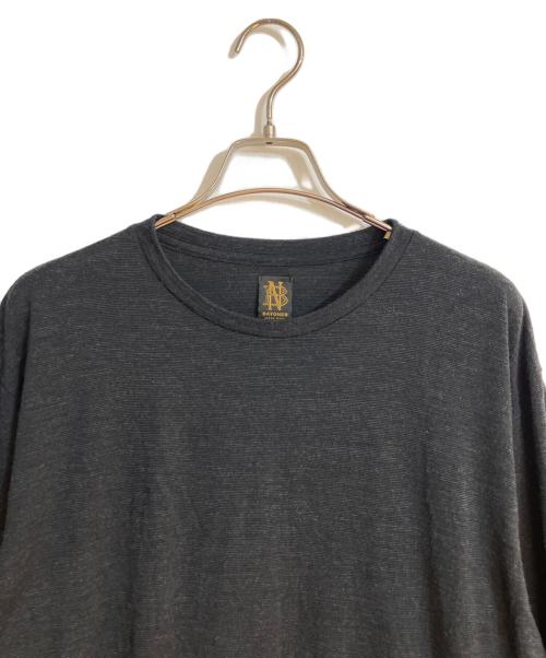 BATONER（バトナ―）BATONER (バトナ―) UNITED ARROWS (ユナイテッドアローズ) ウール クルーネック Tシャツ ブラック サイズ:1の古着・服飾アイテム