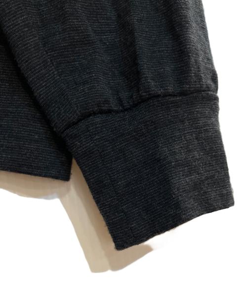 BATONER（バトナ―）BATONER (バトナ―) UNITED ARROWS (ユナイテッドアローズ) ウール クルーネック Tシャツ ブラック サイズ:1の古着・服飾アイテム