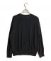 BATONER (バトナ―) UNITED ARROWS (ユナイテッドアローズ) ウール クルーネック Tシャツ ブラック サイズ:1：18000円