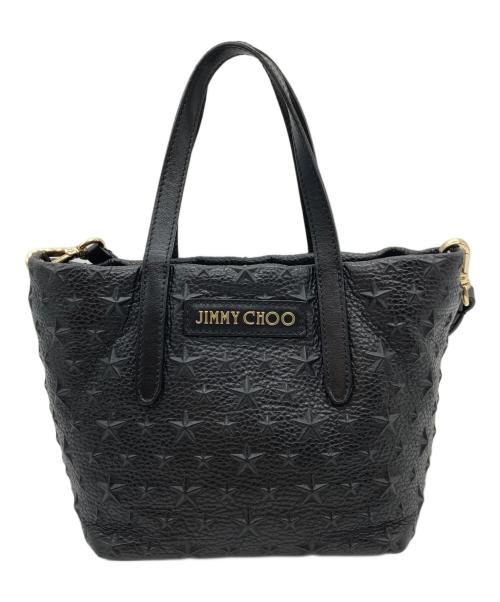 JIMMY CHOO（ジミーチュウ）JIMMY CHOO (ジミーチュウ) MINISARA2WAYショルダーバッグ ブラックの古着・服飾アイテム