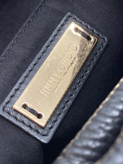 JIMMY CHOO（ジミーチュウ）JIMMY CHOO (ジミーチュウ) MINISARA2WAYショルダーバッグ ブラックの古着・服飾アイテム