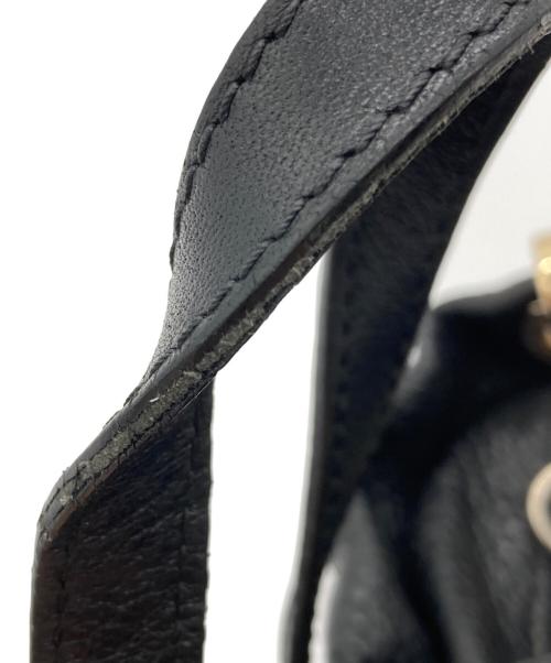 JIMMY CHOO（ジミーチュウ）JIMMY CHOO (ジミーチュウ) MINISARA2WAYショルダーバッグ ブラックの古着・服飾アイテム