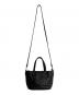 JIMMY CHOO (ジミーチュウ) MINISARA2WAYショルダーバッグ ブラック：25000円