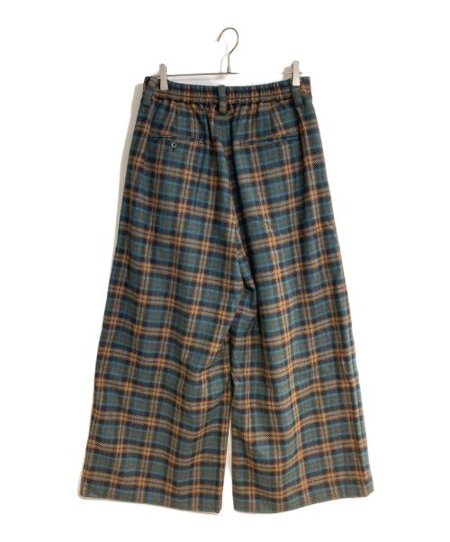 MAISON SPECIAL（メゾンスペシャル）MAISON SPECIAL (メゾンスペシャル) Two-Tucks Wide Baggy Pants/ツーラックワイドバギーパンツ グリーン サイズ:2の古着・服飾アイテム
