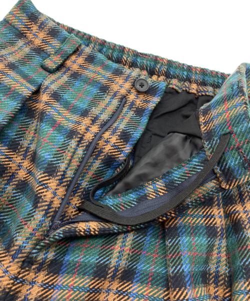 MAISON SPECIAL（メゾンスペシャル）MAISON SPECIAL (メゾンスペシャル) Two-Tucks Wide Baggy Pants/ツーラックワイドバギーパンツ グリーン サイズ:2の古着・服飾アイテム