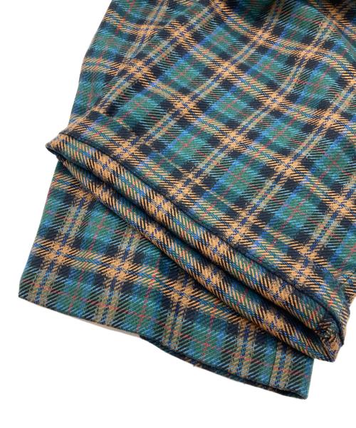 MAISON SPECIAL（メゾンスペシャル）MAISON SPECIAL (メゾンスペシャル) Two-Tucks Wide Baggy Pants/ツーラックワイドバギーパンツ グリーン サイズ:2の古着・服飾アイテム