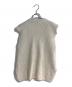 ATON (エイトン) ALPACA FUR | Vネックベスト ホワイト サイズ:2：13000円