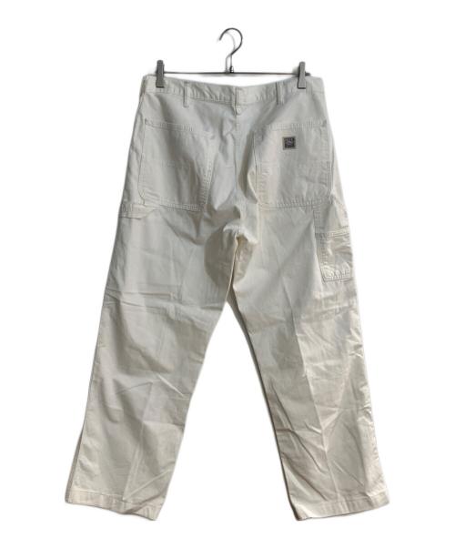 POLO RALPH LAUREN（ポロ・ラルフローレン）POLO RALPH LAUREN (ポロ・ラルフローレン) ペイントスプラッターコットンユーティリティパンツ ホワイト サイズ: W32×L32の古着・服飾アイテム