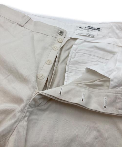 YAECA（ヤエカ）YAECA (ヤエカ) チノクロスパンツ ワイド ホワイト サイズ:34の古着・服飾アイテム