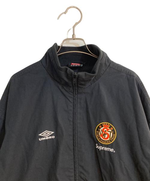 SUPREME（シュプリーム）SUPREME (シュプリーム) UMBRO (アンブロ) Cotton Ripstop Track Jacket/コットン リップストップ トラックジャケット ブラック サイズ:XLの古着・服飾アイテム