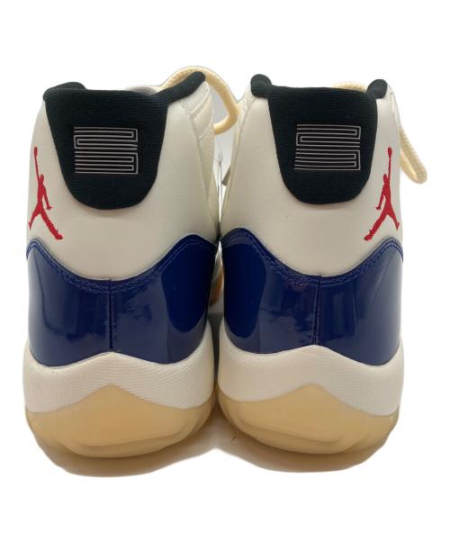 NIKE（ナイキ）AIR JORDAN11 RETRO RA DEEP ROYAL BLUE/FIRE RED-SAIL-BLACK/ア ジョーダン イレブン レトロ レア エア ディープ ロイヤル ブルー / ファイヤー レッド - セイル - ブラックの古着・服飾アイテム