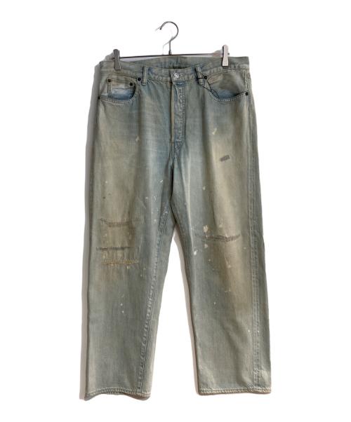 A.PRESSE（アプレッセ）A.PRESSE (アプレッセ) Washed Denim Wide Pants/ウォッシュド デニム ワイド パンツ ブルー サイズ:34の古着・服飾アイテム