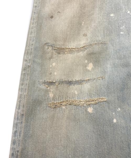 A.PRESSE（アプレッセ）A.PRESSE (アプレッセ) Washed Denim Wide Pants/ウォッシュド デニム ワイド パンツ ブルー サイズ:34の古着・服飾アイテム