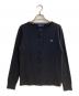 FRED PERRY（フレッドペリー）の古着「丸首ニットカーディガン」｜ブラック