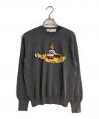 STELLA McCARTNEY×THE BEATLESステラマッカートニー×ビートルズ）の古着「コラボクルーネックニット」｜グレー