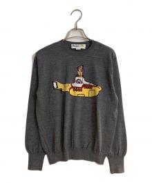 STELLA McCARTNEY×THE BEATLES（ステラマッカートニー×ビートルズ）の古着「コラボクルーネックニット」｜グレー
