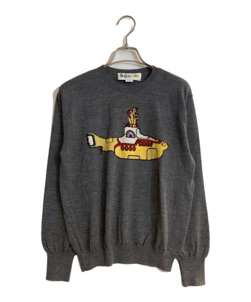 STELLA McCARTNEY（ステラマッカートニー）STELLA McCARTNEY (ステラマッカートニー) THE BEATLES (ビートルズ) コラボクルーネックニット グレー サイズ:38の古着・服飾アイテム