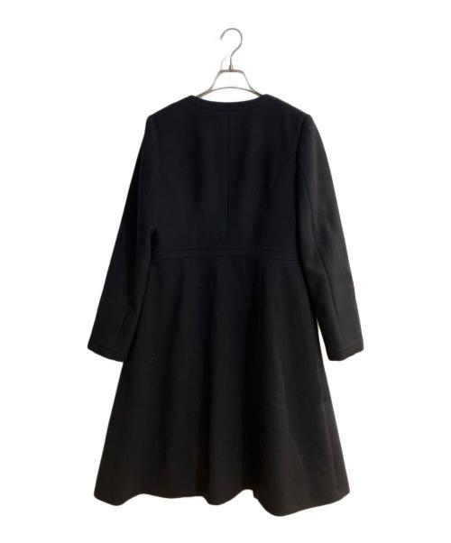 TOCCA（トッカ）TOCCA (トッカ) 【消臭】MILKY PUFF リボンウールコート/ミルキーパフ ブラック サイズ:2の古着・服飾アイテム