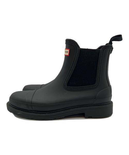 HUNTER（ハンター）HUNTER (ハンター) COMMANDO CHELSEA BOOTS/コマンドチェルシーブーツ ブラック サイズ:25㎝の古着・服飾アイテム
